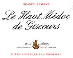 (image for) LE HAUT MEDOC DE GISCOURS 2000 (GL)